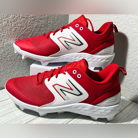 New Balance Men's Fresh Foam X 3000 Molded Baseball Cleats shoe red size 16 NWOT - Picture 1 of 10